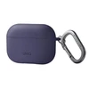 UNIQ dėklas Nexo AirPods Pro 2 gen + EarHooks Silicone (2022/2023) violetinės spalvos