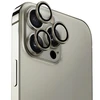 Uniq Optix aliuminio fotoaparato objektyvo apsauga iPhone 16 Pro / 16 Pro Max su aplikatoriumi – titanas