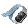 UNIQ dirželis Revix Apple Watch Series 4/5/6/7 / SE 42/44 / 45mm. Apverčiamas, Magnetinis, baltai mėlynos spalvos