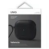 UNIQ dėklas Valencia AirPods 3 juodos spalvos Antimicrobial
