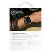 Dėklas UNIQ Voute skirtas Apple Watch Ultra 49mm apsauginis stiklas juodos spalvos