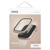 Dėklas UNIQ Voute skirtas Apple Watch Series 10 46mm apsauginis stiklas rožinio aukso spalvos