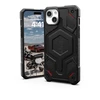 UAG Urban Armor Gear dėklas MONARCH PRO, suderinamas su „MagSafe“, skirtas IPHONE 15 Plus, juodos spalvos, kevlaras