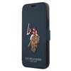 Us Polo Assn US Polo USFLBKP12MPUGFLNV Apple iPhone 12/12 Pro 6,1" dėklas telefonui mėlynos spalvos book Polo Embroidery Collection