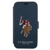 Us Polo Assn US Polo USFLBKP12MPUGFLNV Apple iPhone 12/12 Pro 6,1" dėklas telefonui mėlynos spalvos book Polo Embroidery Collection
