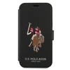 Us Polo Assn US Polo USFLBKP12SPUGFLBK Apple iPhone 12 mini 5,4" telefono dėklas juodos spalvos book Polo Embroidery Collection