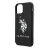 Dėklas „Us Polo Assn US Polo“ USHCN65SLHRBK „iPhone 11 Pro Maxjuodos spalvos silikoninė kolekcija“