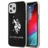 „Us Polo Assn“ blizgus „US Polo“ dėklas su dideliu logotipu, skirtas „iPhone 12 / 12 Pro 6.1“ - Juodas
