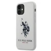 Us Polo Assn US Polo USHCP12SSLHRWH Apple iPhone 12 mini 5,4" telefono dėklas baltos spalvos solikoninis Collection