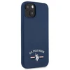 „Us Polo Assn US Polo“ USHCP13SSFGV „Apple iPhone 13 mini 5,4“ tamsiai mėlynas silikoninis dėklas