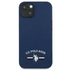 „Us Polo Assn US Polo“ USHCP13SSFGV „Apple iPhone 13 mini 5,4“ tamsiai mėlynas silikoninis dėklas