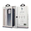 Us Polo Assn US Polo USHCP14XPFAV Apple iPhone 14 Pro Max 6.7" dėklas telefonui mėlynos spalvos Leather Stitch