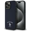 Us Polo Assn US Polo USHCP15XPARV Apple iPhone 15 Pro Max 6,7" dėklas telefonui mėlynos spalvos Printed DH Logo