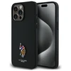 Us Polo Assn US Polo USHCP15XPEMK Apple iPhone 15 Pro Max 6,7" dėklas telefonui juodos spalvos Embroidered DH Color