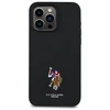 Us Polo Assn US Polo USHCP15XPEMK Apple iPhone 15 Pro Max 6,7" dėklas telefonui juodos spalvos Embroidered DH Color