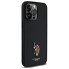 Us Polo Assn US Polo USHCP15XPEMK Apple iPhone 15 Pro Max 6,7" dėklas telefonui juodos spalvos Embroidered DH Color