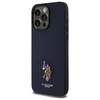 Us Polo Assn US Polo USHCP15XPEMV Apple iPhone 15 Pro Max 6,7" dėklas telefonui mėlynos spalvos Embroidered DH Color