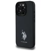 Dėklas Us Polo Assn US Polo USHCP15XPGEK Apple iPhone 15 Pro Max 6,7″ juodos spalvos Leather Embroidered spalvos DH Color