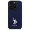 Dėklas „Us Polo Assn“ „US Polo“ USHCP15XPGEV „Apple iPhone 15 Pro Max 6,7" tamsiai mėlynas odinis siuvinėtas spalvos DH spalva
