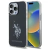 Dėklas „Us Polo Assn“ „US Polo“ USHCP15XTPUHRBK „Apple iPhone 15 Pro Max 6,7“ juodos spalvos blizgus didelis logotipas