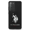 Us Polo Assn US Polo USHCS21LSLHRBK S21 Ultra G998 dėklas telefonui juodos spalvos silikoninis Logo