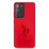 Us Polo Assn US Polo USHCS21LSLHRTRE S21 Ultra G998 dėklas telefonui raudonos spalvos silikoninis On Tone