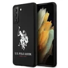 Us Polo Assn US Polo USHCS21MSLHRBK S21 Plus G996 dėklas telefonui juodos spalvos silikoninis Logo