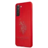 Us Polo Assn US Polo USHCS21MSLHRTRE S21 Plus G996 dėklas telefonui raudonos spalvos silikoninis On Tone