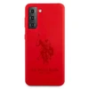 Us Polo Assn US Polo USHCS21MSLHRTRE S21 Plus G996 dėklas telefonui raudonos spalvos silikoninis On Tone