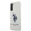 Us Polo Assn US Polo USHCS21MSLHRWH S21 Plus G996 dėklas telefonui baltos spalvos silikoninis Logo