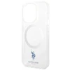 Us Polo Assn US Polo USHMP15LUCIT Apple iPhone 15 Pro 6.1" dėklas telefonui skaidrus MagSafe Collection