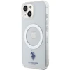 Us Polo Assn US Polo USHMP15SUCIT Apple iPhone 15 / 14 / 13 6.1" dėklas telefonui skaidrus MagSafe Collection