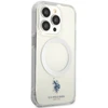 Dėklas „Us Polo Assn“ „US Polo“ USHMP15XUCIT „Apple iPhone 15 Pro Max 6.7“ skaidrus „MagSafe“ kolekcija