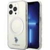 Dėklas „Us Polo Assn“ „US Polo“ USHMP15XUCIT „Apple iPhone 15 Pro Max 6.7“ skaidrus „MagSafe“ kolekcija