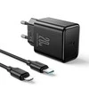 Įkroviklis Joyroom JR-TCF06 Flash PD, 20W + kabelis 1m (juodas)