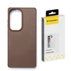 Wozinsky Carbon Fiber with MagSafe for Samsung Galaxy S25 – dėklas telefonui rudos spalvos