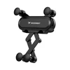 Wozinsky car phone holder gravity for ventilation grille juodos spalvos (WCH-05)
