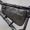 Wozinsky bicycle frame bag 3.5 l pilkos spalvos (WBB15BK)