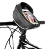 Wozinsky bike handlebar bag with phone case 1l juodos spalvos (WBB16BK)