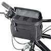Wozinsky bicycle handlebar bag bike shoulder bag juodos spalvos (WBHBB-01)