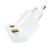 Wozinsky CMWCW 20W USB-C / USB-A laidinis įkroviklis – baltos spalvos