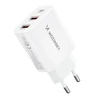 Wozinsky CWCUCW 30W USB-C / 2 x USB-A laidinis įkroviklis – baltos spalvos
