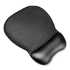 Wozinsky Ergonomic Pelės kilimėlis and Riešo atrama Gel Eco Leather Large Anti-Slip – juodos spalvos