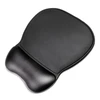 Wozinsky Ergonomic Pelės kilimėlis and Riešo atrama Gel Eco Leather Large Anti-Slip – juodos spalvos