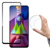 Wozinsky Full Cover Flexi Nano Glass Hybrid ekrano apsauga su rėmeliu Samsung Galaxy M51 juodos spalvos