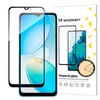 Wozinsky Full Glue Infinix Hot 12i viso ekrano Apsauginis stiklas su rėmeliu juodas (tinka dėklui)