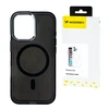 Wozinsky Glitter su Mag Safe Samsung Galaxy S25 Plus – dėklas telefonui juodos spalvos su Glitter