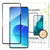 Wozinsky Apsauginis stiklas Full Glue Super Tough ekrano apsauga Full Coveraged su rėmeliu Case Friendly Oppo Reno6 4G juodos spalvos