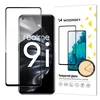 „Wozinsky Apsauginis stiklas Full Glue Super Tough“ ekrano apsauga, pilnai padengta rėmeliu, tinkamas dėklui „Oppo A76“ / „Oppo A36“ / „Realme 9i juodas“