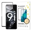 „Wozinsky Apsauginis stiklas Full Glue Super Tough“ ekrano apsauga, pilnai padengta rėmeliu, tinkamas dėklui „Oppo A76“ / „Oppo A36“ / „Realme 9i juodas“